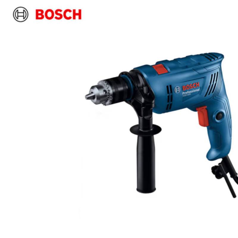 博世 BOSCH 13毫米600瓦手电钻电动工具箱两用家用多功能冲击钻套装 GSB 600 RE