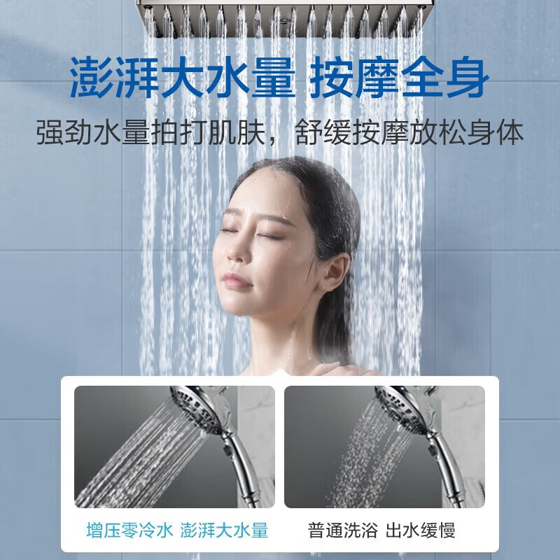 海尔(Haier)燃气热水器16升天然气增压零冷水水气双调恒温家用WIFI智控双感温恒温洗E感温舒适洗浴 WN5S高清大图