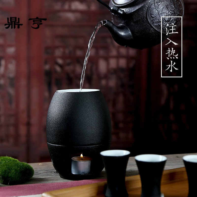 鼎亨日式温酒器 烫酒壶家用陶瓷煮酒器 清酒酒具黄酒热酒烧酒器暖