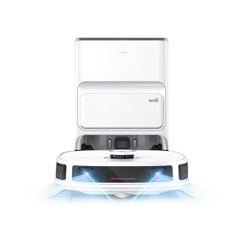 美的(Midea)扫地机器人扫拖一体 V12 自动集尘扫拖洗烘一体机自动清洗拖布烘干洗地机拖地机