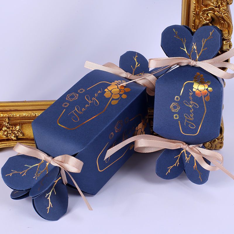 结婚喜糖盒批发婚礼喜糖盒子喜糖礼盒糖盒高颜值糖果盒子空盒小型粉色