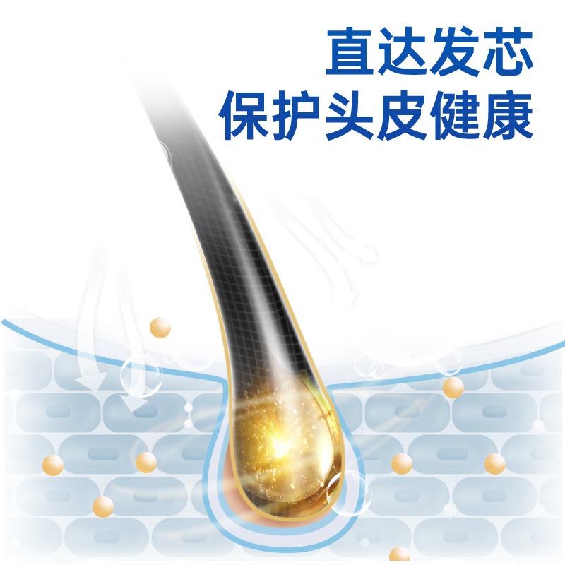 威露士凝萃洗发露润养洗发水柔顺改善毛躁男士女士洗头膏 500ml-金装高清大图