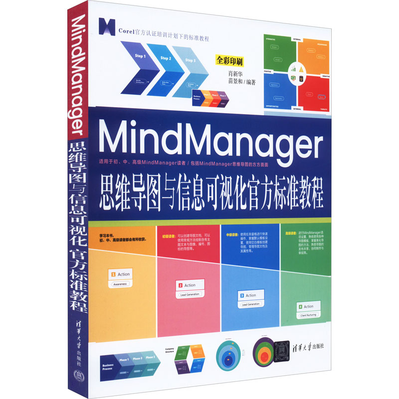 [M]MindManager思维导图与信息可视化官方标准教程-9787302611950高清大图