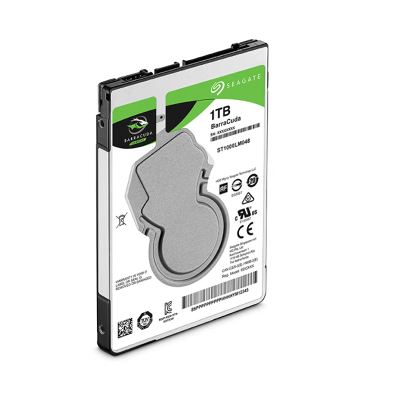 希捷(Seagate) ST1000LM048 酷鱼机械硬盘1TB 128MB 5400转 SATA3.0 2.5英寸