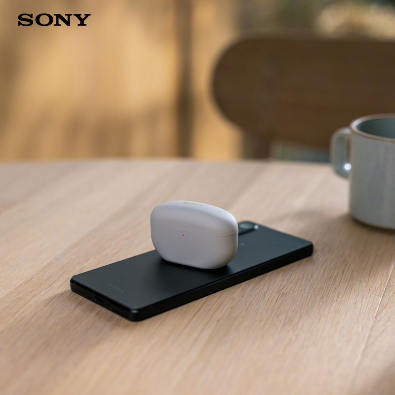 Sony/索尼 WF-1000XM5双芯降噪旗舰真无线耳机 降噪豆5 铂金银色 WF-1000XM4升级版