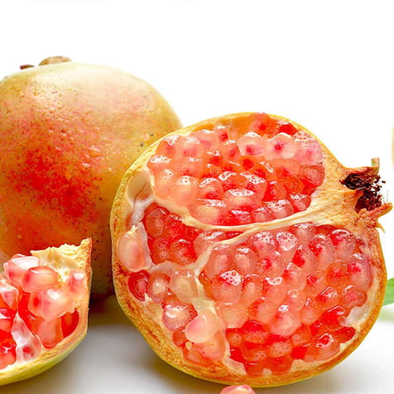 希悦果品突尼斯青皮石榴礼盒装净重5斤大果云南会理石榴新鲜无籽石榴