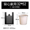 卡质 手提式垃圾袋黑色家用加厚背心式马夹袋一次性提手塑料袋/个 [宽56x66cm][黑色]50只加厚*2