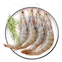 【免邮！第二件仅128】千渔旺 活冻厄瓜多尔白虾1.4kg/盒 (50-60只) 原装进口大虾鲜活冷冻虾海虾类 海鲜水产