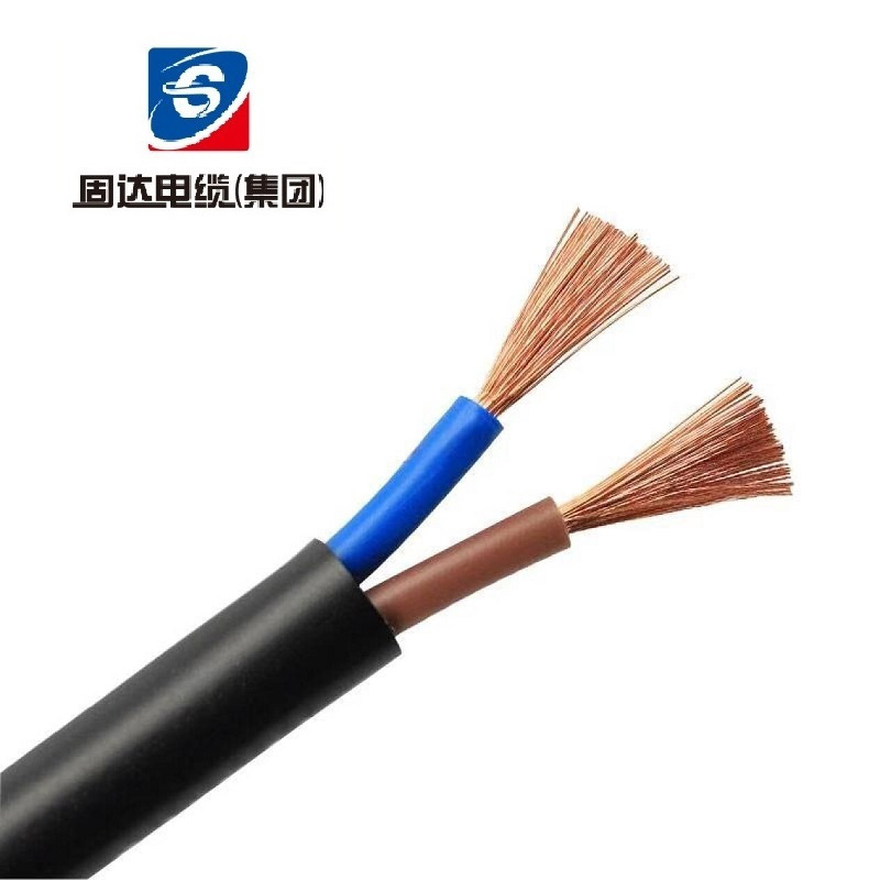 固达电缆 阻燃软护套电线 ZR-RVV-2*6 卷高清大图