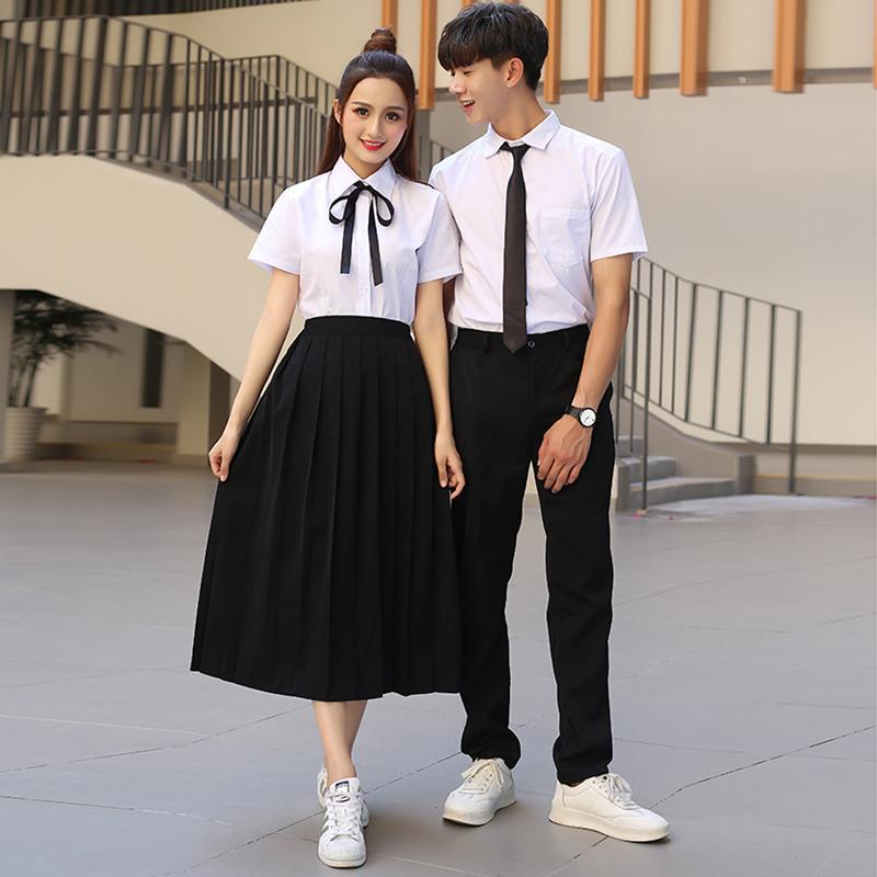 学院风校服套装中学生大合唱演出服诗歌朗诵服装韩国初高中生班服威珺报价 参数 图片 视频 怎么样 问答 苏宁易购