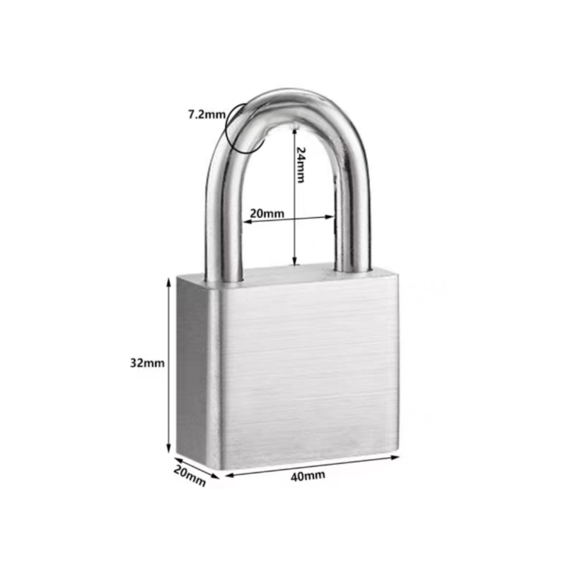 衡雁骏兴 不锈钢挂锁 通开挂锁#40 把高清大图