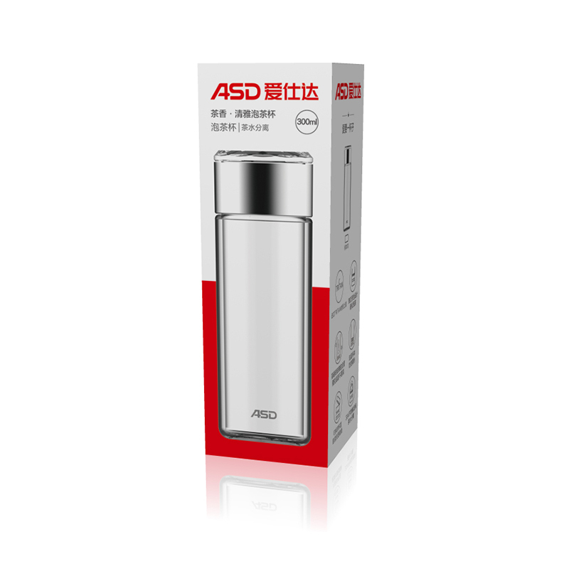 爱仕达(ASD)茶香·清雅泡茶杯300ml RWB30B7Q