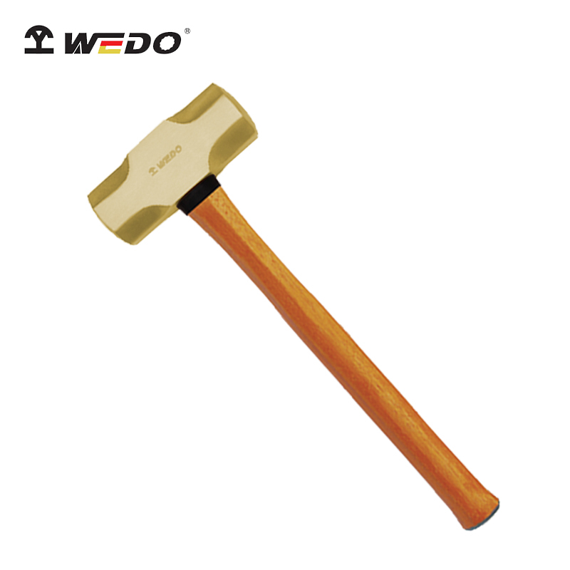 WEDO维度工具 防爆工具 铝青铜铍青铜 防爆新型木柄八角锤 八角锤 无火花无磁 AL191G、BE191G 铝青铜450g