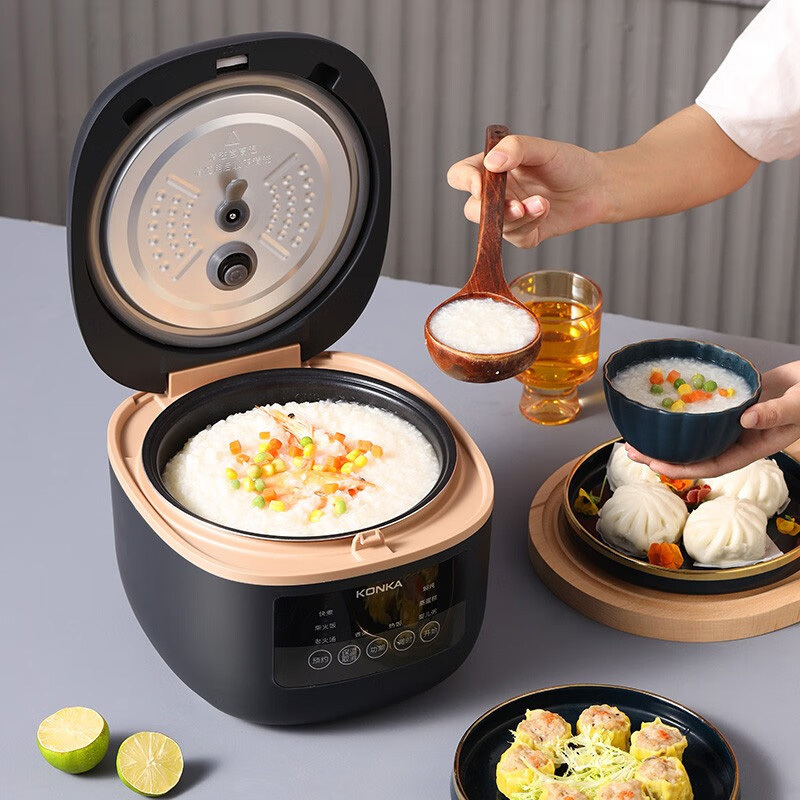 康佳电饭煲3L智能不易粘锅一键柴火饭电饭锅KDFB-3051-M高清大图