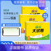 数学[青岛版63制] 三年级上 [正版]2024秋拔尖大试卷一二三四五六年级上册语文数学英语人教北师苏教外研版拔尖特训单
