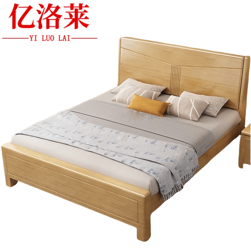 亿洛莱 单人床床头柜 1.2*2m 套高清大图