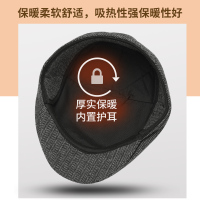 七匹狼帽子男保暖防寒款时尚百搭冬天防风老人爸爸款