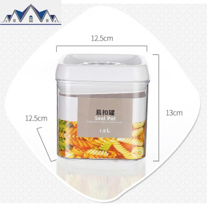 密封罐塑料透明家用厨房食品干货储存防潮大号收纳盒五谷杂粮储物 三维工匠高清大图