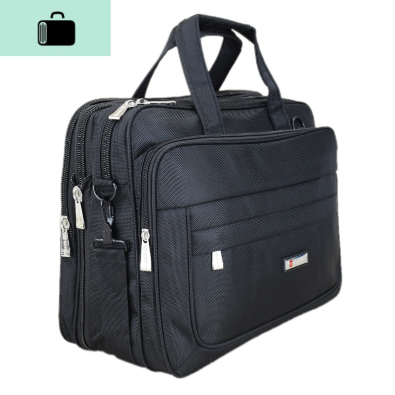 公文包男大容量电脑包男商务男士包包牛津布手提包帆布业务文件包new