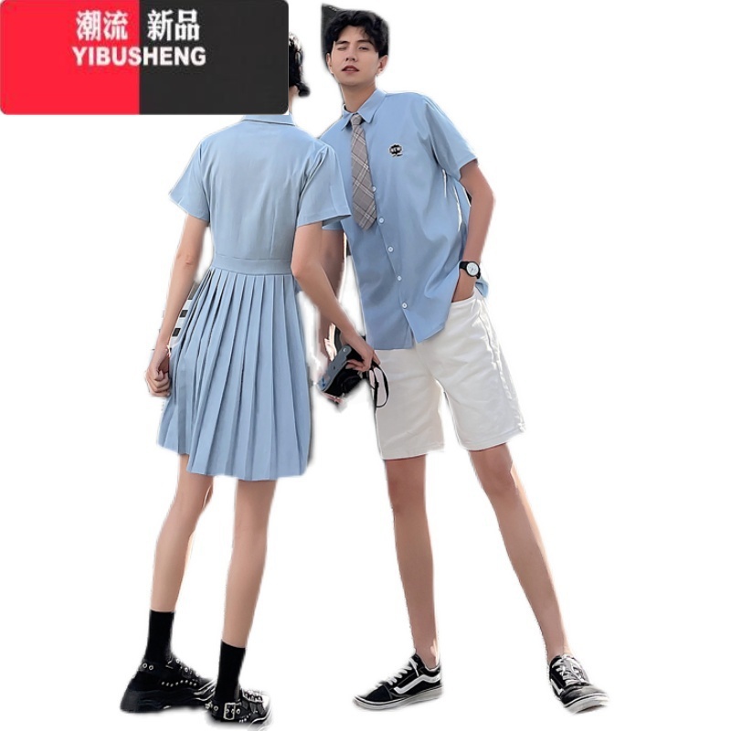 YIBUSHENG舞蹈表演合唱团jk制服小学生初中生六一毕业季高中学生朗诵演出服高清大图