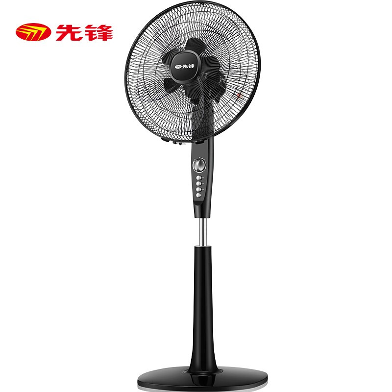 先锋电风扇/落地扇 家用办公10风叶大风量用摇头立式风扇定时省电落地扇台式电扇风扇落地 DD1707高清大图