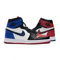 正品aj1阴阳鸳鸯 aj1mid 高帮 黑红脚趾 禁穿欧文5代篮球鞋男鞋空军一号板鞋北卡蓝影子灰倒钩鸢乐联名ihsern