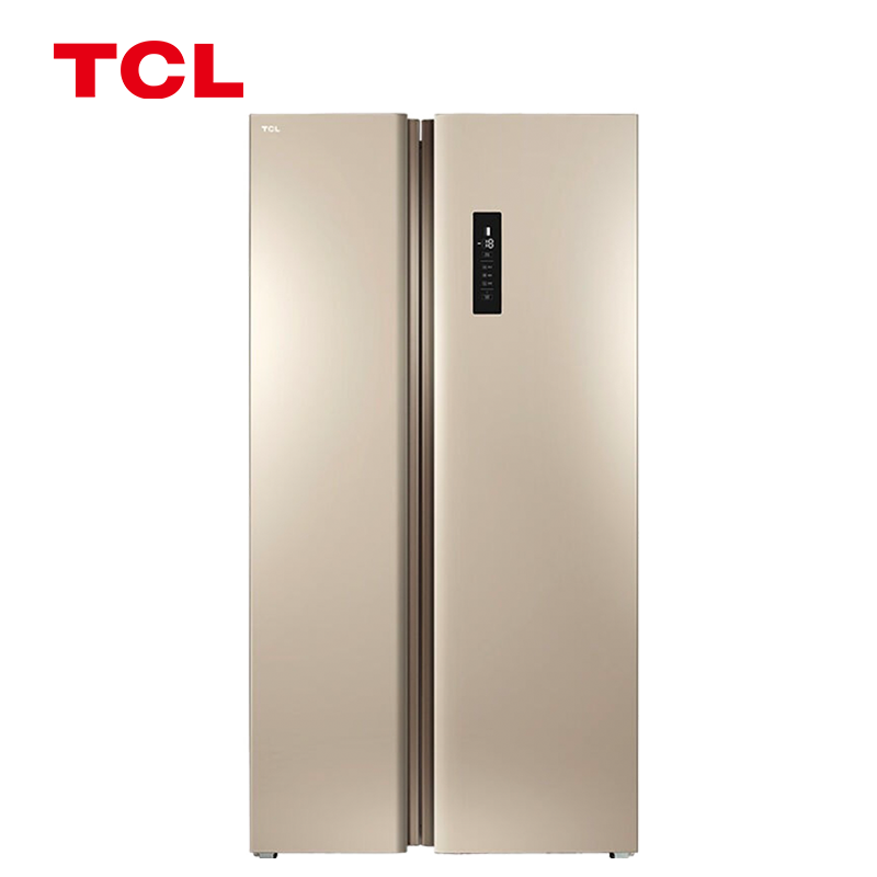 tcl 509升双开门电冰箱bcd-509wefa1 流光金
