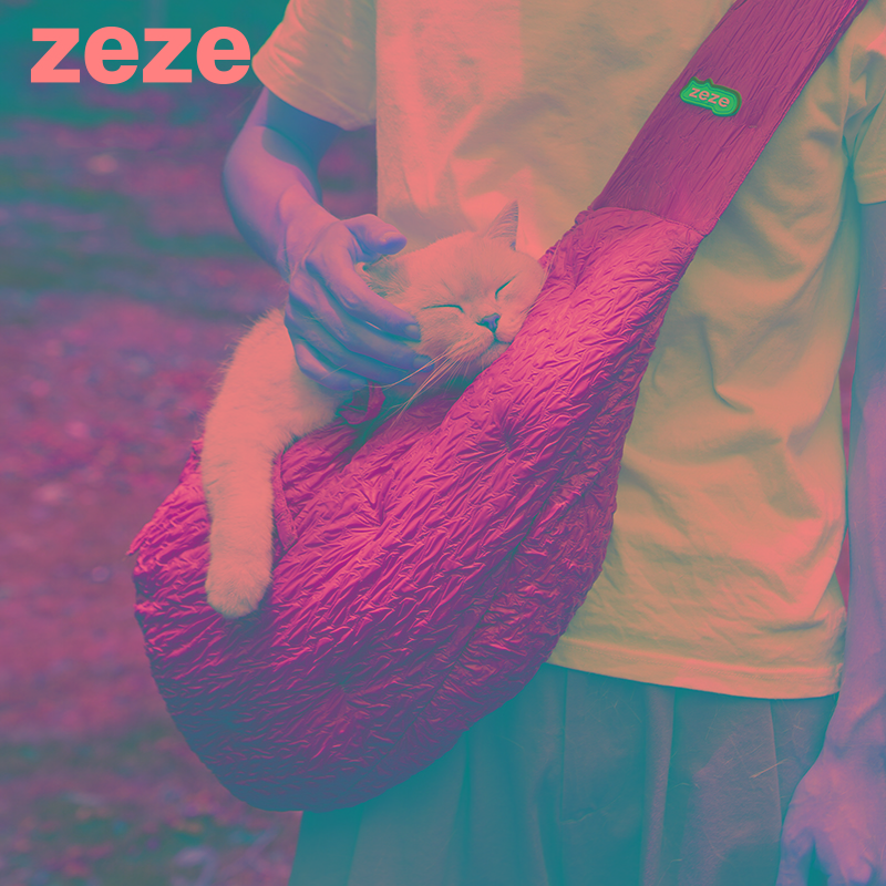ZEZE绿色羽绒包Z1HB0019高清大图