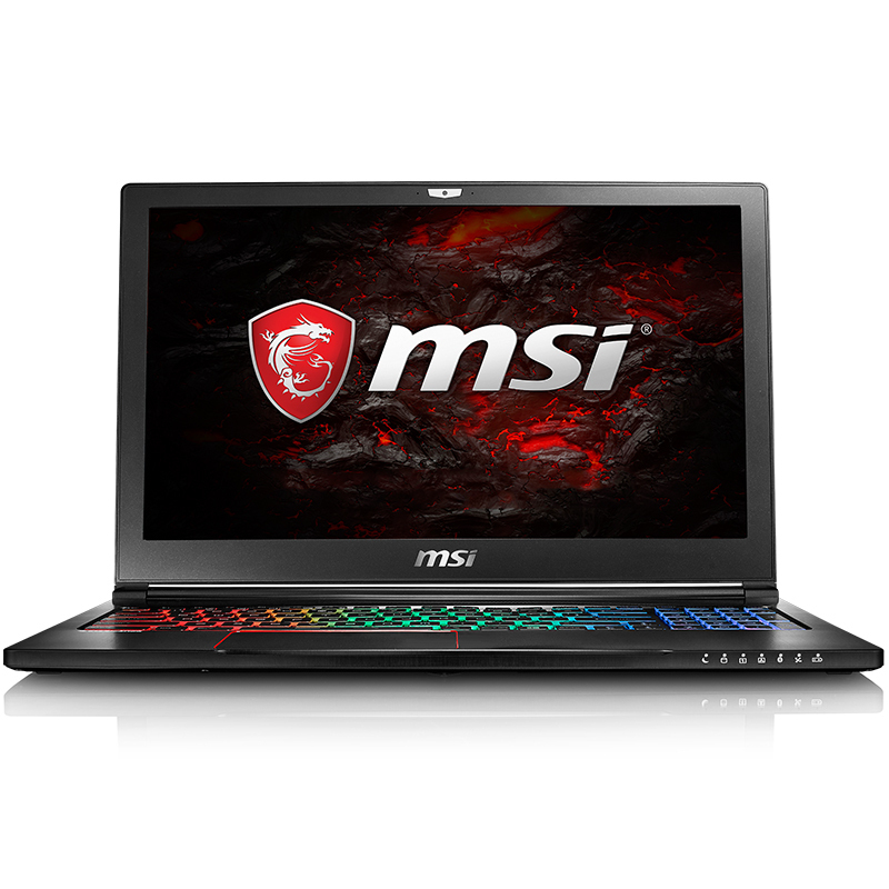 微星(msi)GP63 006 15.6英寸120Hz 3ms电竞屏游戏本笔记本电脑 (I7-8750H 8GB 1TB+128GB GTX1060 6GB 赛睿七彩背光键盘)