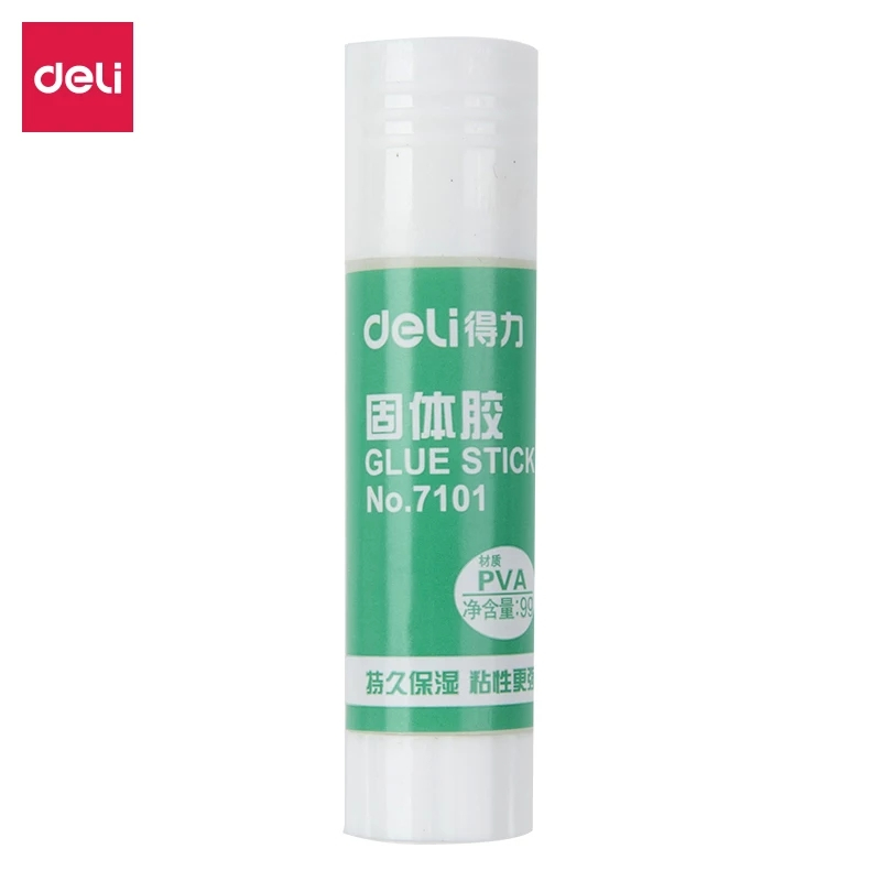 得力小号固体胶(9g/绿色) 7101(12支装)