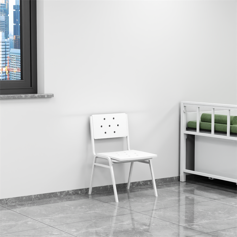 富路达钢制办公椅配套阅览椅干部学习椅高清大图