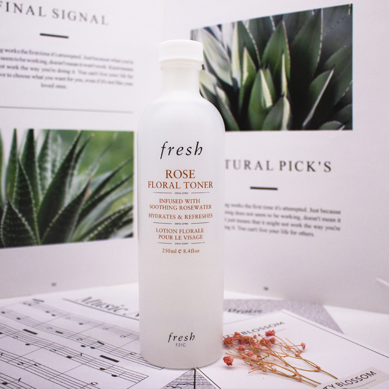 Fresh馥蕾诗玫瑰保湿舒缓花水250ml*1 补水滋润 爽肤水锁水