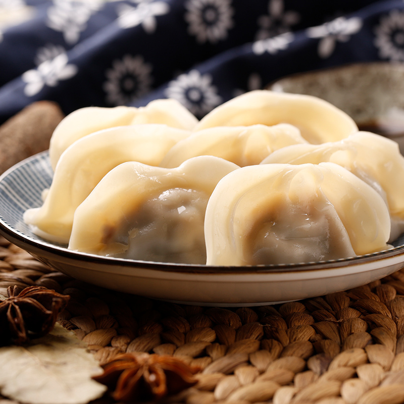 三全珍鲜灌汤猪肉白菜水饺450g
