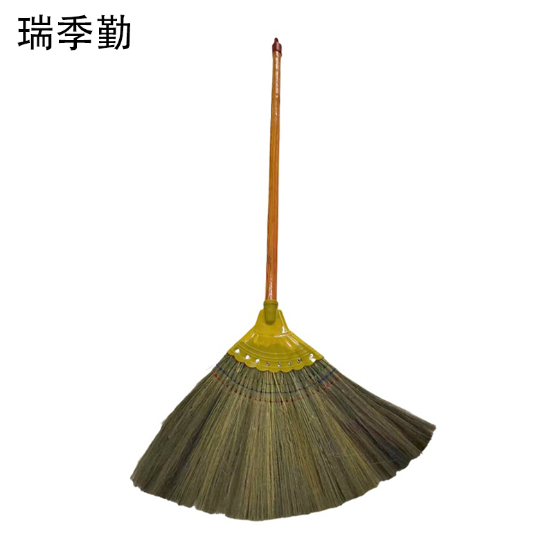 瑞季勤 芒草扫把 木柄 把高清大图