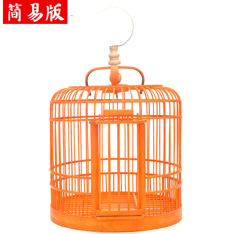 贵州款画眉竹全套配件精品手工鸟笼八哥鸟笼竹制小号鸟笼高清大图