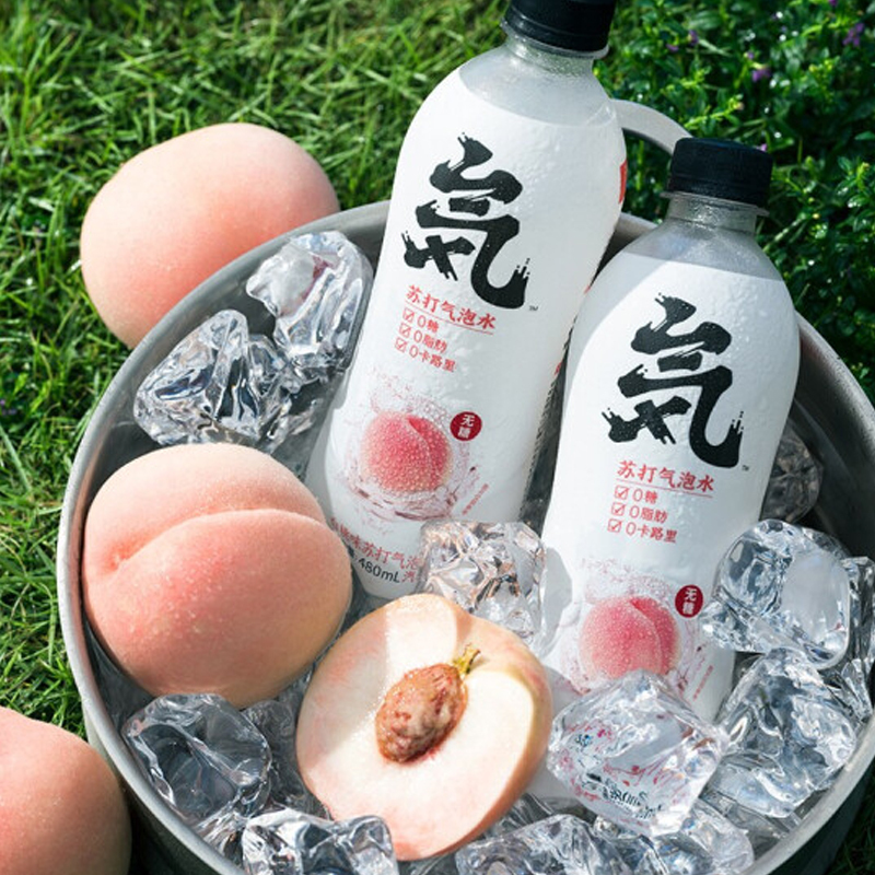 元气森林无糖白桃味气泡水480ml*15(102)
