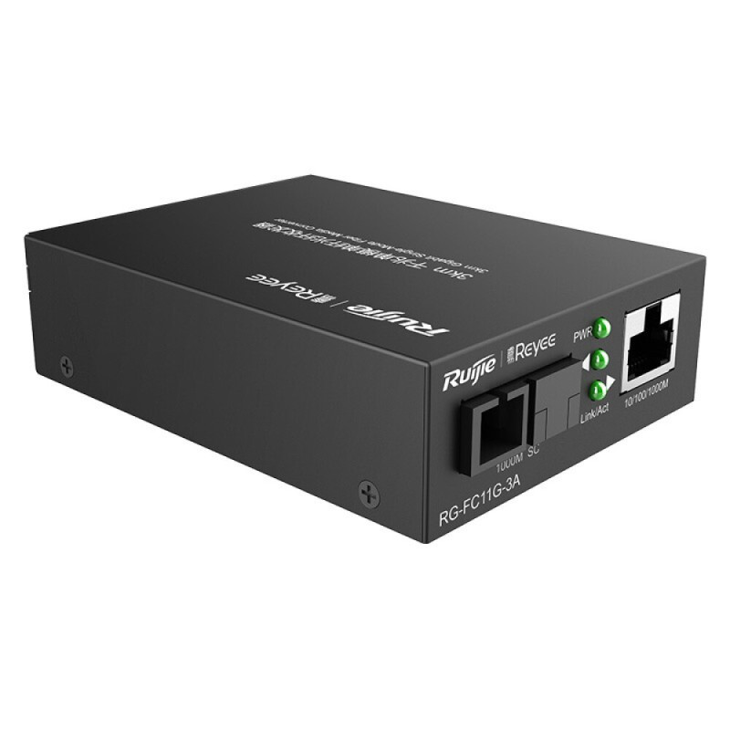 锐捷(Ruijie)3公里千兆单模单纤光纤收发器 A端RG-FC11G-3A