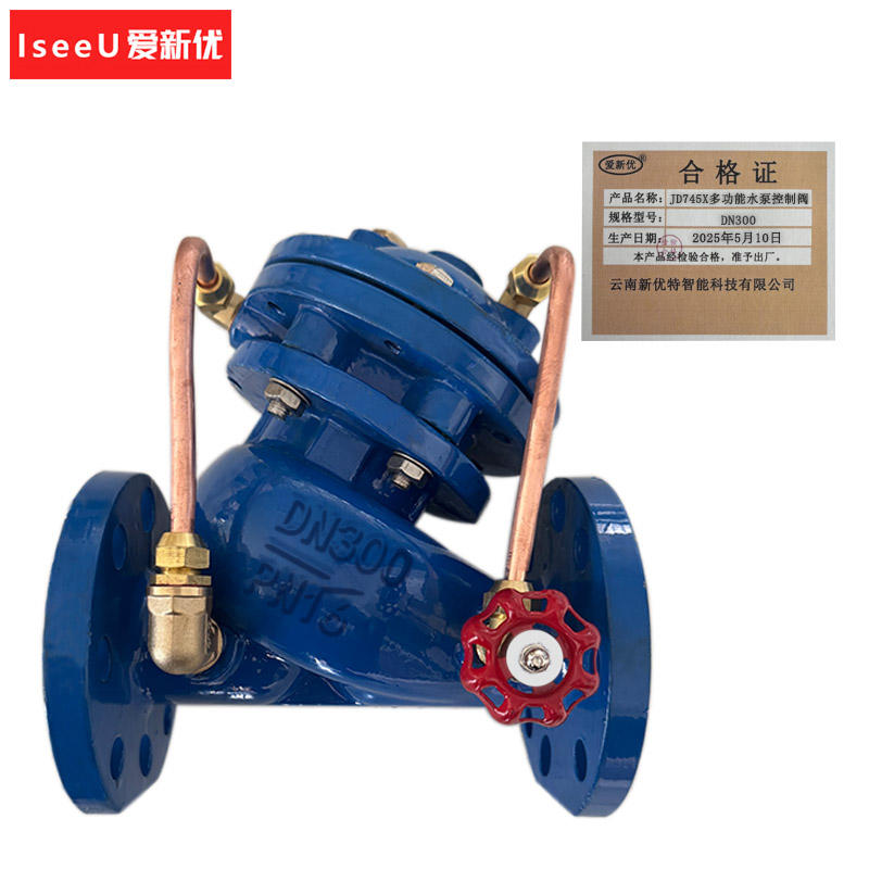 爱新优 JD745X多功能水泵控制阀 DN300(个)高清大图