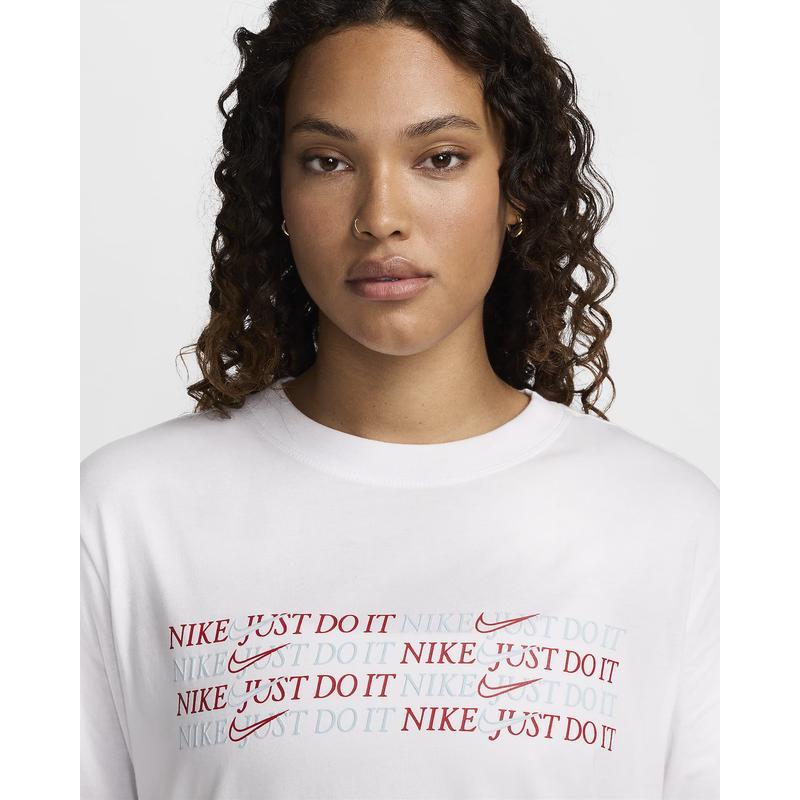 耐克(NIKE)宽松落肩女士百搭圆领短袖T恤日常休闲运动潮牌
