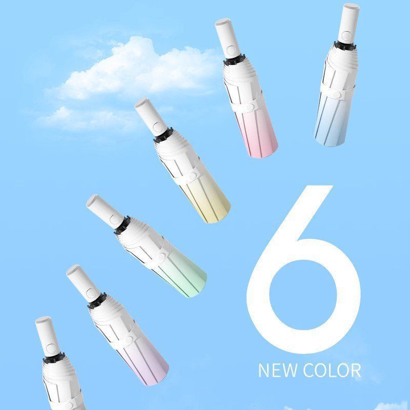 120骨新款渐变全自动雨伞晴雨两用太阳伞男女防晒防紫外线遮阳伞高清大图