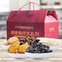 金唐(KTANG)健康大礼包(一)菌菇系列 黑木耳 香菇 猴头菇 竹荪 整花银耳