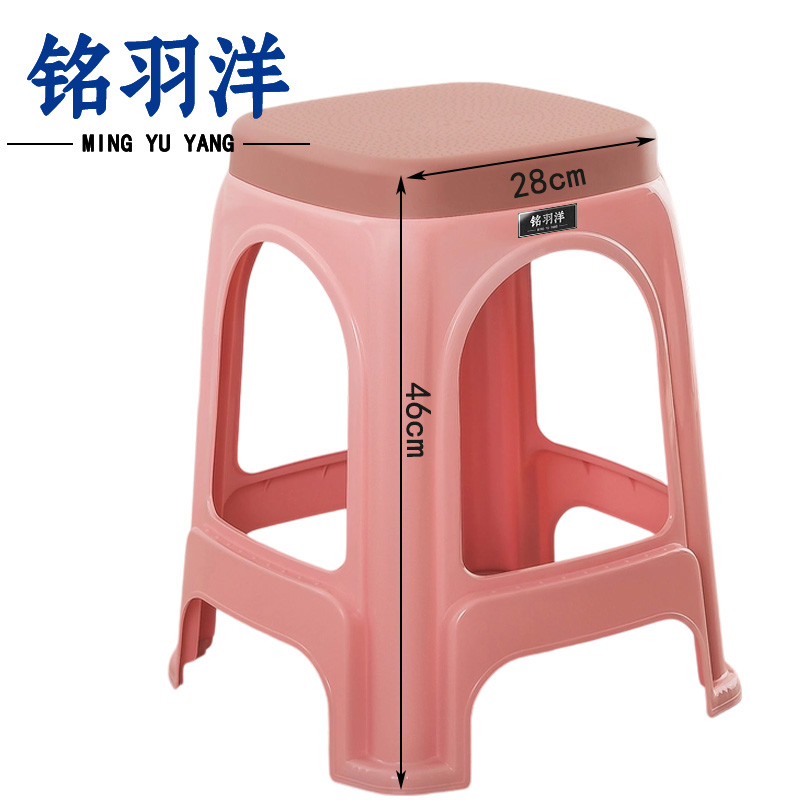 铭羽洋加厚塑料凳大号个高清大图
