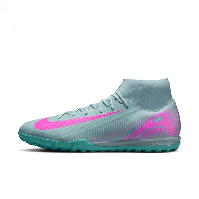 耐克(NIKE)男款专业疾速综合训练鞋室内健身短人造草足球鞋灰粉拼 Gray_×_Pink 40.5