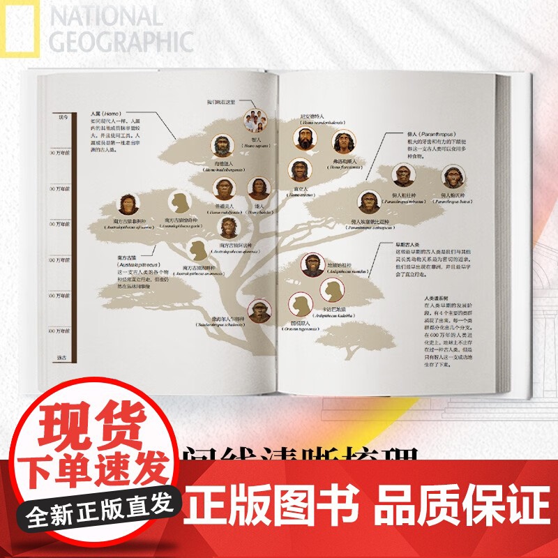 人类简史:从智人走向未来(从600万年进化视角,看清人类世界的底层逻辑。美国自然历史博物馆指南,国家地理荣誉出品)高清大图