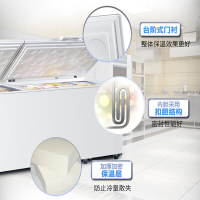 海尔(Haier)BC/BD-1028T 1028升 商用大冰柜 卧式大冷冻柜 单温冷藏冷冻转换冰柜 商场超市大冷柜