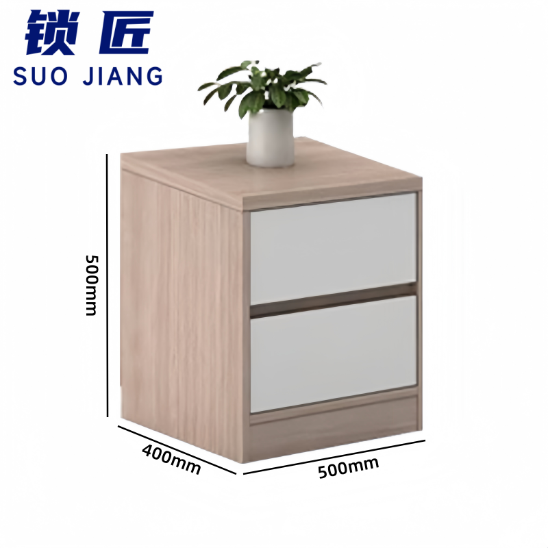 锁匠 床头柜(含背板)500mm套高清大图