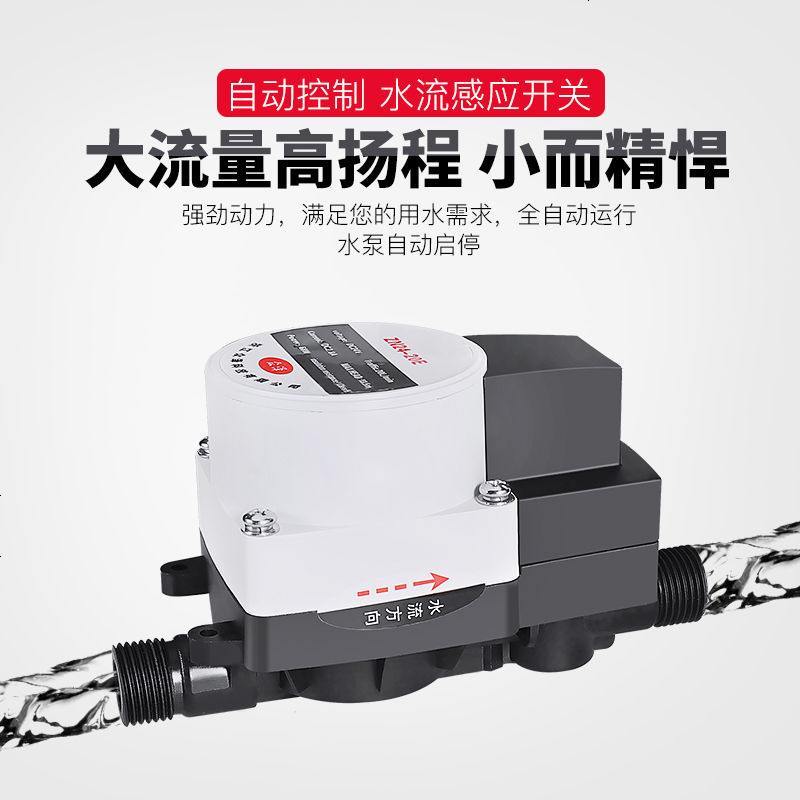增压泵家用24v小型管道加压水泵全自动热水器自来水花洒增压 龙尊款24V安全增压泵+