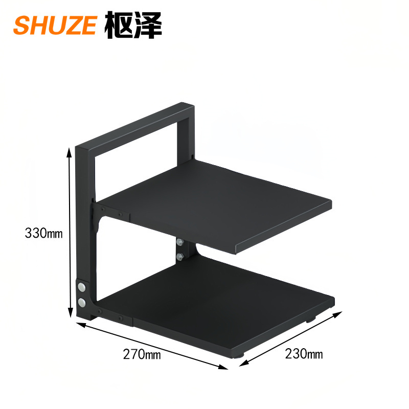 枢泽 收纳厨房置物架 双层 个