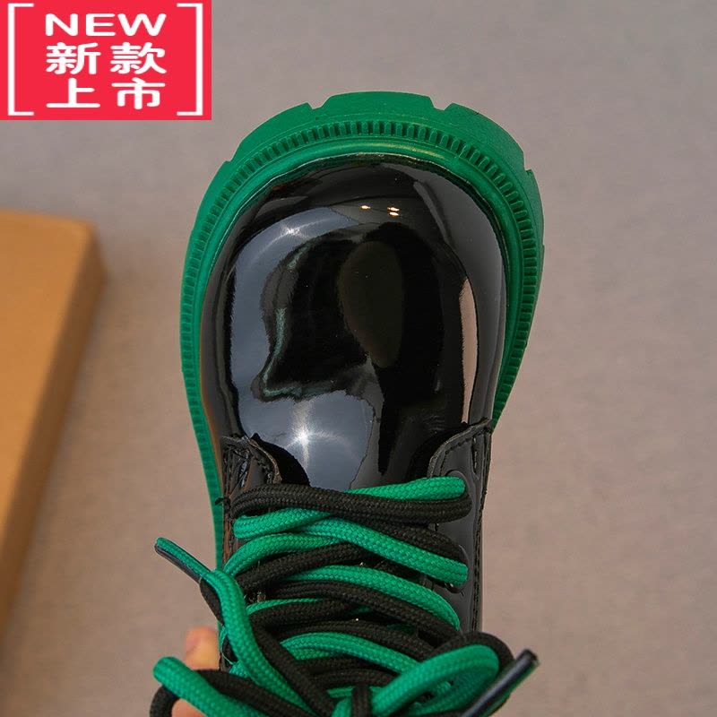 可莉允儿童炸街马丁靴2022冬季新款男童鞋子女童靴子二棉加绒洋气短靴潮图片