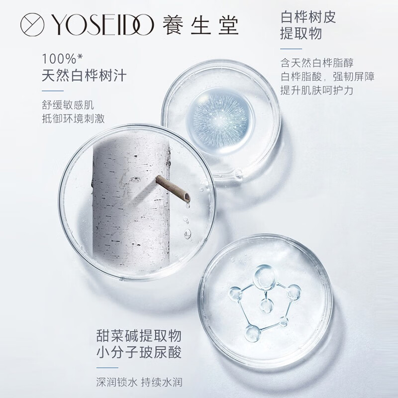 养生堂 天然桦树汁补水保湿面膜5片装高清大图